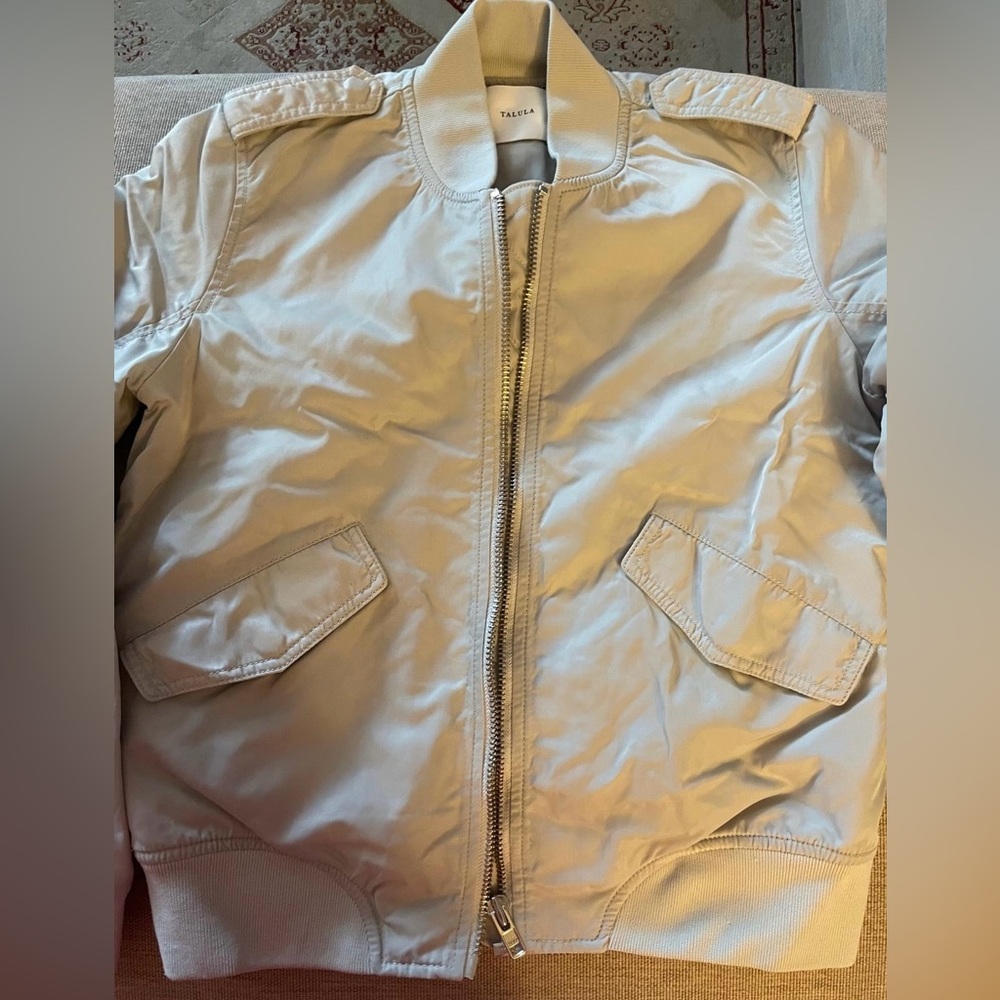 Talula grey bomber jacket